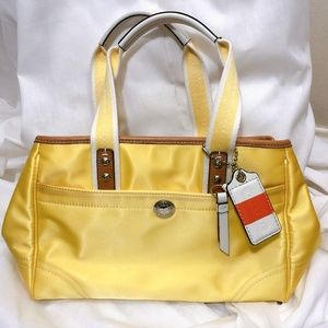 Coach Satin Shoulder Bag